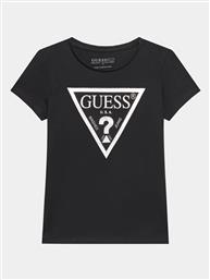 T-SHIRT J73I56 K8HM0 ΜΑΥΡΟ REGULAR FIT GUESS
