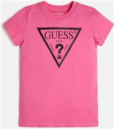 T-SHIRT J73I56 K8HM0 ΡΟΖ REGULAR FIT GUESS