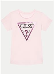 T-SHIRT J73I56K 8HM0 ΡΟΖ REGULAR FIT GUESS