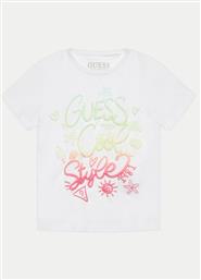 T-SHIRT K4GI04 K6YW1 ΛΕΥΚΟ REGULAR FIT GUESS