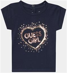 T-SHIRT K4RI25 K6YW4 ΣΚΟΥΡΟ ΜΠΛΕ BOXY FIT GUESS