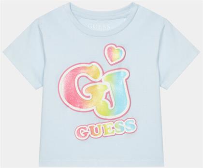 T-SHIRT K4RI28 K8HM0 ΓΑΛΑΖΙΟ BOXY FIT GUESS