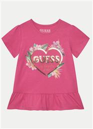 T-SHIRT K5GI10 K6YW ΡΟΖ REGULAR FIT GUESS