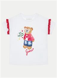 T-SHIRT K5RI12 K6YW4 ΛΕΥΚΟ REGULAR FIT GUESS