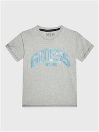 T-SHIRT L3RI01 K8HM3 ΓΚΡΙ REGULAR FIT GUESS