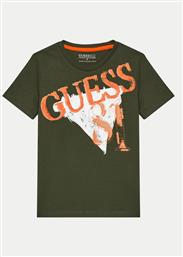 T-SHIRT L4BI02 I3Z14 ΠΡΑΣΙΝΟ REGULAR FIT GUESS