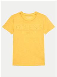 T-SHIRT L4GI09 K6XN4 ΚΙΤΡΙΝΟ REGULAR FIT GUESS