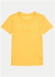 T-SHIRT L4GI09 K6XN4 ΚΙΤΡΙΝΟ REGULAR FIT GUESS