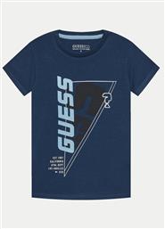 T-SHIRT L4GI32 J1314 ΣΚΟΥΡΟ ΜΠΛΕ REGULAR FIT GUESS