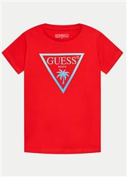 T-SHIRT L4GI33 J1311 ΚΟΚΚΙΝΟ REGULAR FIT GUESS