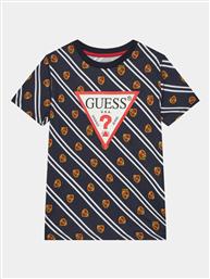 T-SHIRT L4RI03 K8HM3 ΣΚΟΥΡΟ ΜΠΛΕ REGULAR FIT GUESS