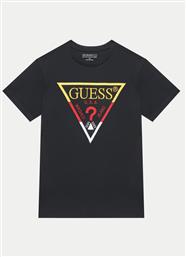 T-SHIRT L4YI06 K8HM4 ΜΑΥΡΟ REGULAR FIT GUESS