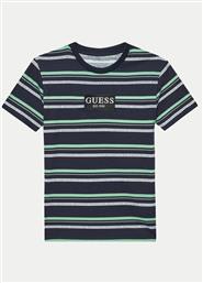 T-SHIRT L4YI24 K8HM3 ΣΚΟΥΡΟ ΜΠΛΕ REGULAR FIT GUESS