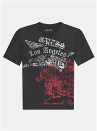 T-SHIRT L4YI53K 8HM4 ΜΑΥΡΟ REGULAR FIT GUESS