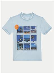 T-SHIRT L5GI11 K8HM4 ΓΑΛΑΖΙΟ REGULAR FIT GUESS