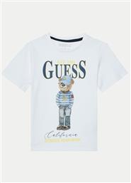 T-SHIRT L5RI17 K8HM4 ΛΕΥΚΟ REGULAR FIT GUESS