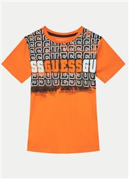 T-SHIRT L5RI23 K8HM4 ΠΟΡΤΟΚΑΛΙ REGULAR FIT GUESS