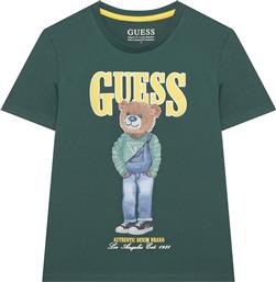 T-SHIRT L6RI11 K8HM4 ΠΡΑΣΙΝΟ REGULAR FIT GUESS