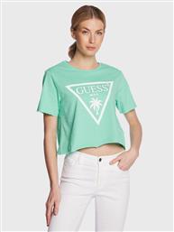 T-SHIRT LOGO E02I01 JA914 ΠΡΑΣΙΝΟ BOXY FIT GUESS