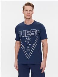 T-SHIRT LUGH Z4RI07 KC220 ΜΠΛΕ SLIM FIT GUESS