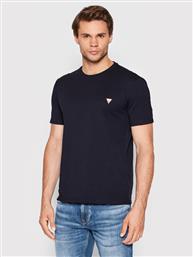 T-SHIRT M2YI36 I3Z11 ΣΚΟΥΡΟ ΜΠΛΕ SLIM FIT GUESS από το MODIVO