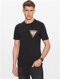 T-SHIRT M3YI22 J1314 ΜΑΥΡΟ SLIM FIT GUESS