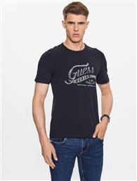 T-SHIRT M3YI27 J1314 ΜΠΛΕ SLIM FIT GUESS από το MODIVO