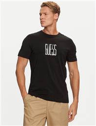 T-SHIRT M4BI33 J1314 ΜΑΥΡΟ SLIM FIT GUESS από το MODIVO