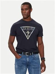 T-SHIRT M4BI35 J1314 ΣΚΟΥΡΟ ΜΠΛΕ REGULAR FIT GUESS