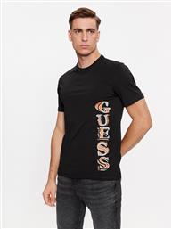 T-SHIRT M4RI30 J1314 ΜΑΥΡΟ SLIM FIT GUESS
