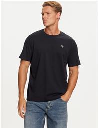 T-SHIRT M4YI0A KCCM1 ΣΚΟΥΡΟ ΜΠΛΕ REGULAR FIT GUESS από το MODIVO