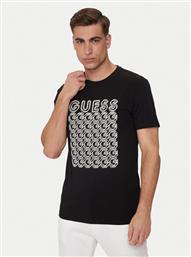 T-SHIRT M4YI29 J1314 ΜΑΥΡΟ SLIM FIT GUESS