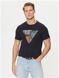 T-SHIRT M5RI14 J1314 ΣΚΟΥΡΟ ΜΠΛΕ SLIM FIT GUESS