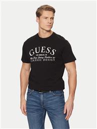 T-SHIRT M5RI43 K9RM1 ΜΑΥΡΟ REGULAR FIT GUESS