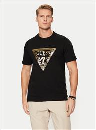 T-SHIRT M5RI49 K9RM1 ΜΑΥΡΟ REGULAR FIT GUESS