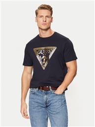 T-SHIRT M5RI49 K9RM1 ΣΚΟΥΡΟ ΜΠΛΕ REGULAR FIT GUESS