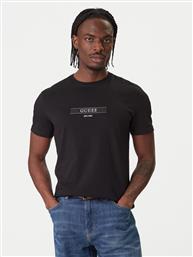 T-SHIRT M6RI17 J1314 ΜΑΥΡΟ SLIM FIT GUESS