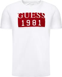 T-SHIRT M94I48 I3Z00 ΛΕΥΚΟ SLIM FIT GUESS