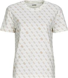 T-SHIRT ΜΕ ΚΟΝΤΑ ΜΑΝΙΚΙΑ 4G RHOMBUS STUDS GUESS