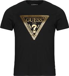 T-SHIRT ΜΕ ΚΟΝΤΑ ΜΑΝΙΚΙΑ CHAIN TRI GUESS