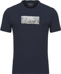 T-SHIRT ΜΕ ΚΟΝΤΑ ΜΑΝΙΚΙΑ CN BOX TEE GUESS