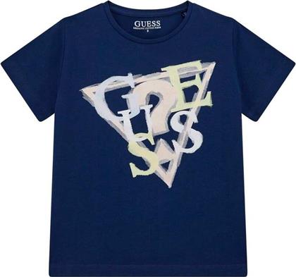 T-SHIRT ΜΕ ΚΟΝΤΑ ΜΑΝΙΚΙΑ MIDI T SHIRT GUESS