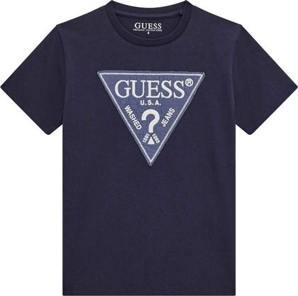 T-SHIRT ΜΕ ΚΟΝΤΑ ΜΑΝΙΚΙΑ SS T SHIRT GUESS