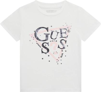 T-SHIRT ΜΕ ΚΟΝΤΑ ΜΑΝΙΚΙΑ T SHIRT GUESS