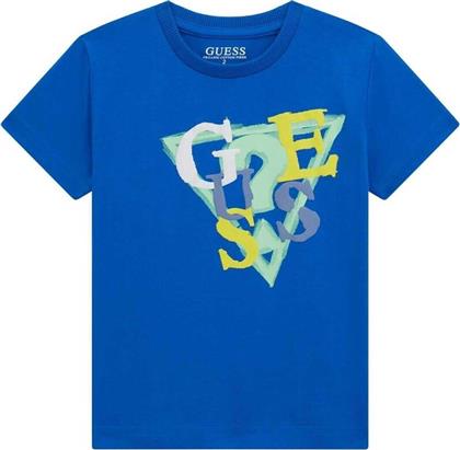 T-SHIRT ΜΕ ΚΟΝΤΑ ΜΑΝΙΚΙΑ T SHIRT GUESS