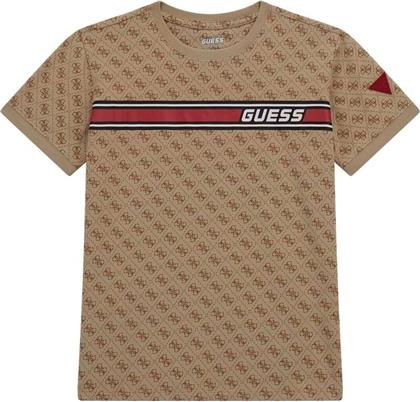 T-SHIRT ΜΕ ΚΟΝΤΑ ΜΑΝΙΚΙΑ T SHIRT GUESS