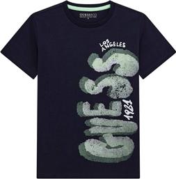 T-SHIRT ΜΕ ΚΟΝΤΑ ΜΑΝΙΚΙΑ T SHIRT GUESS