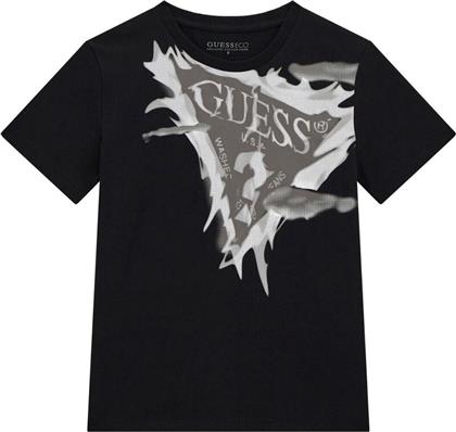 T-SHIRT ΜΕ ΚΟΝΤΑ ΜΑΝΙΚΙΑ T SHIRT GUESS