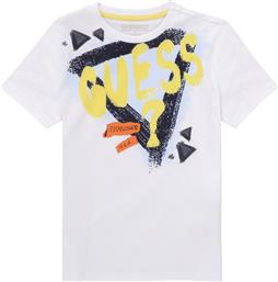 T-SHIRT ΜΕ ΚΟΝΤΑ ΜΑΝΙΚΙΑ T SHIRT GUESS