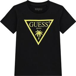 T-SHIRT ΜΕ ΚΟΝΤΑ ΜΑΝΙΚΙΑ T SHIRT MINIME GUESS